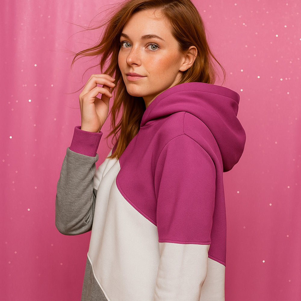 ACTIV CROW HOODIE SWEATSHIRT - PURPLE