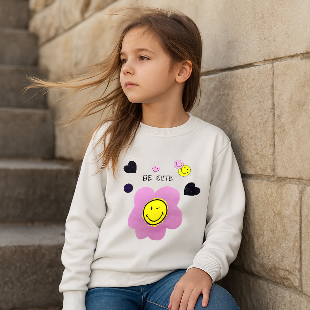 ACTIV GRAPHIC R.NECK SWEATSHIRT - WHITE - Activ Abou Alaa