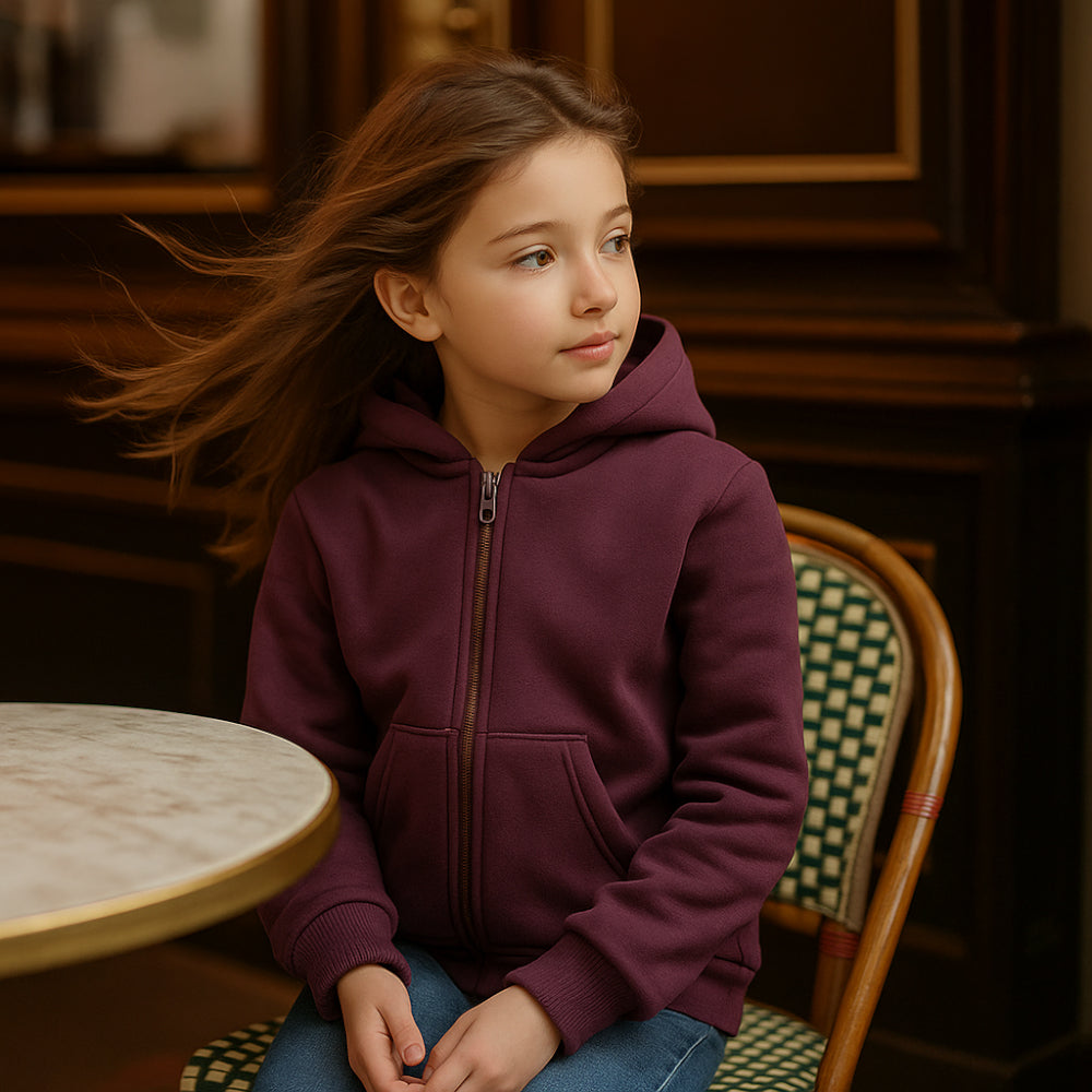 ACTIV BASIC HOODIE SWEATSHIRT - PURPLE - Activ Abou Alaa