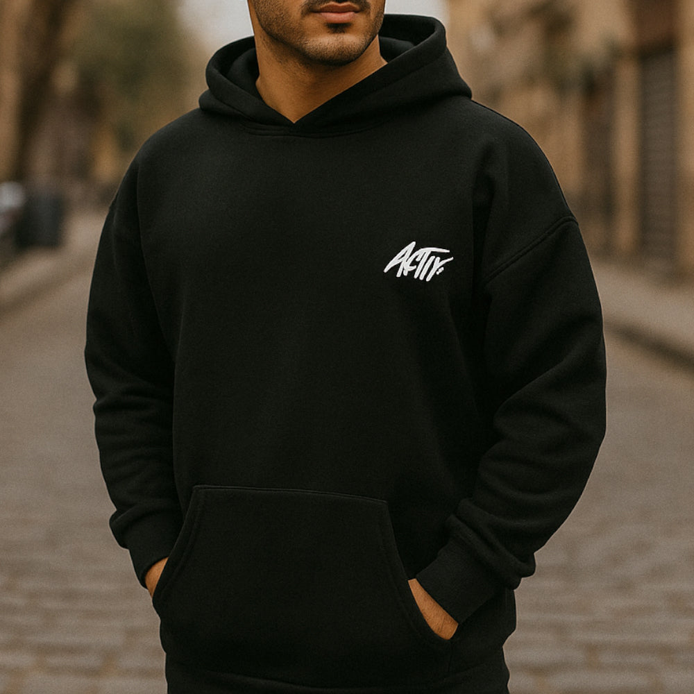 ACTIV EMP HOODIE SWEATSHIRT - BLACK