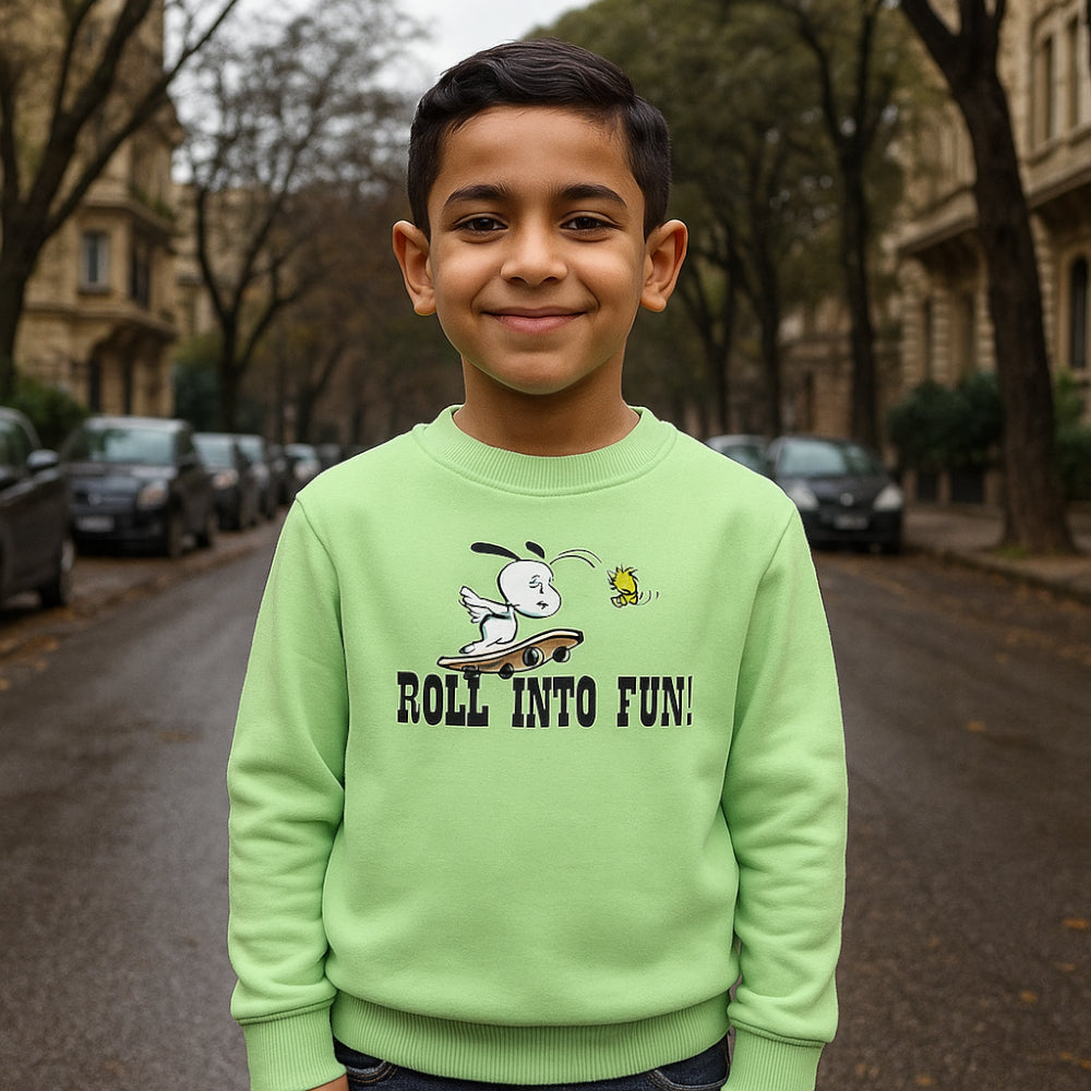 ACTIV GRAPHIC R.NECK SWEATSHIRT - MINTGREE - Activ Abou Alaa
