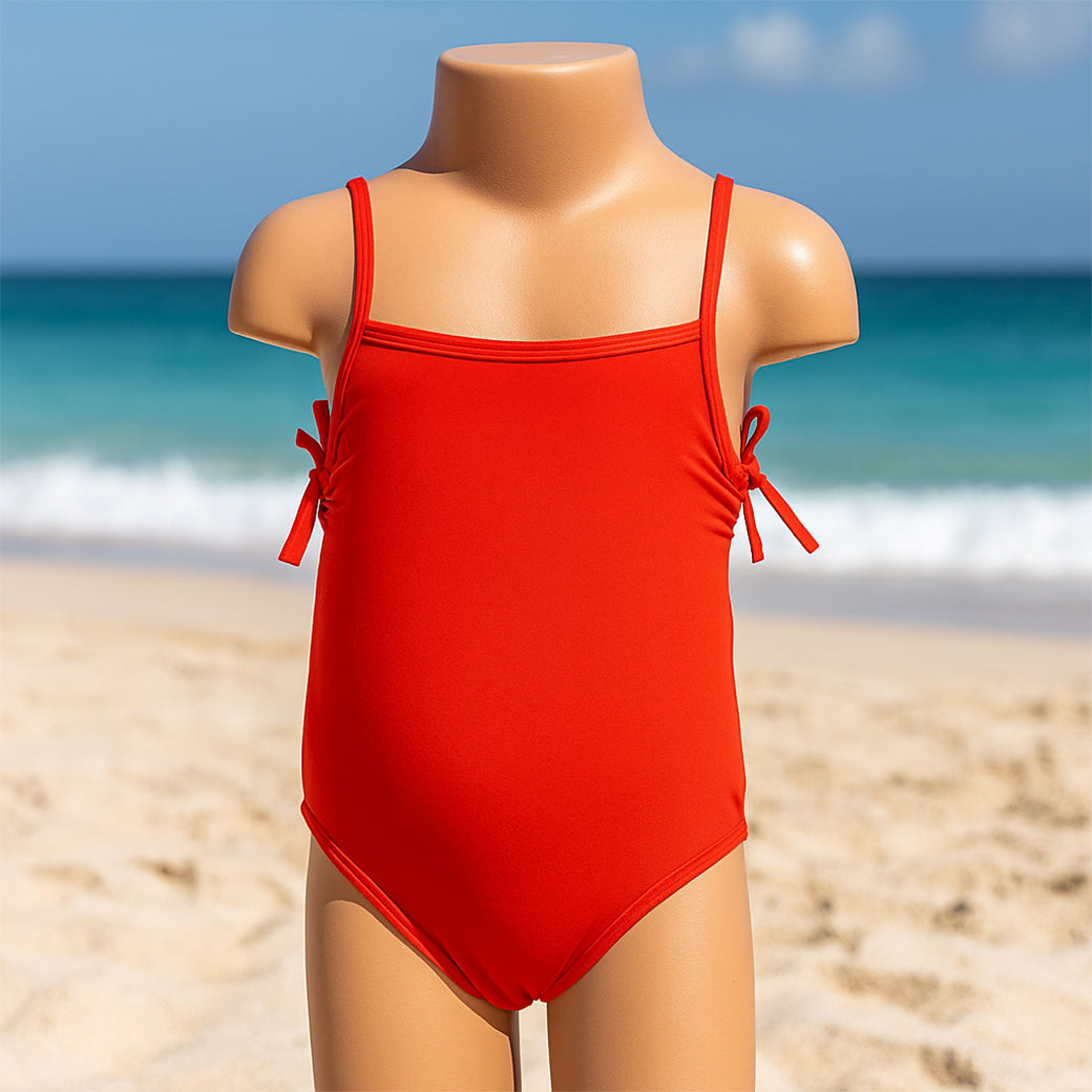 ACTIV BASIC 1PIECE SWIMSUIT - ORANGE - Activ Abou Alaa