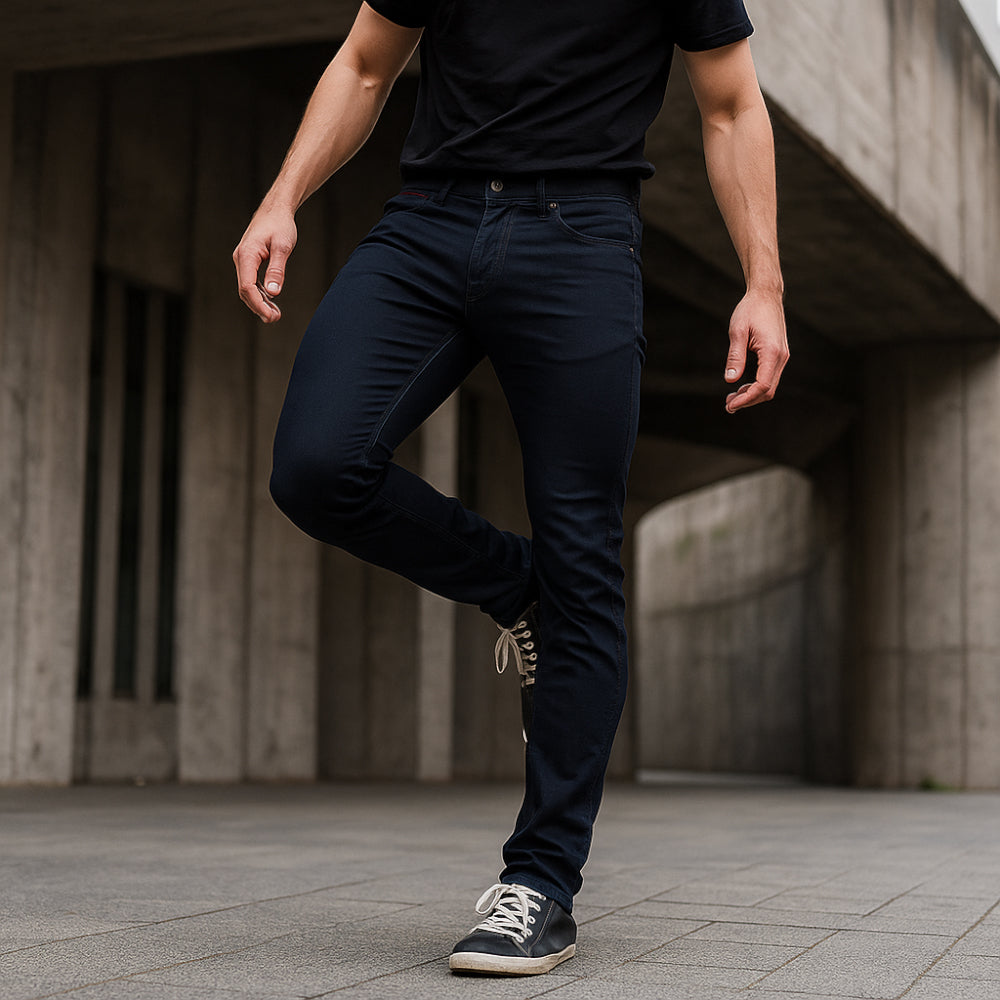 أكتيف بنطال بقصة ضيقة 5PKT - كحلي