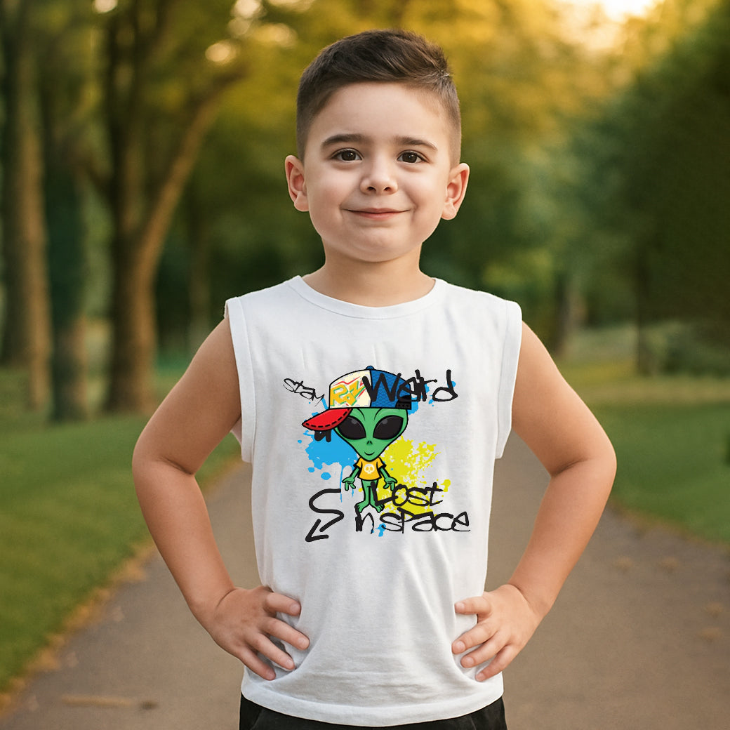 ACTIV GRAPHIC CASUAL TANKTOP - OFFWHITE