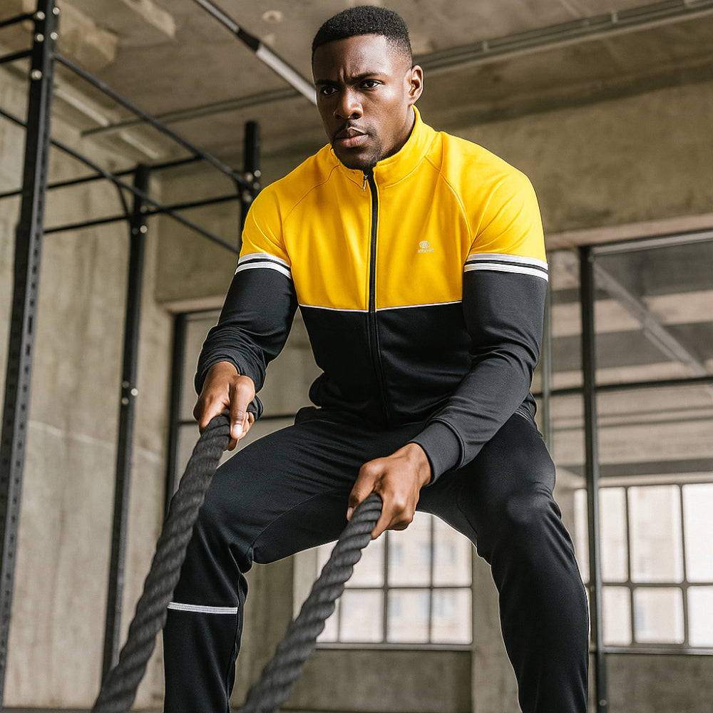 ACTIV MEN'S SPORTS TRACKSUIT - D.GREY - Activ Abou Alaa