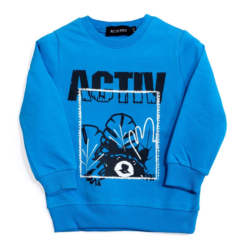 ACTIV BOYS S.MILTON TRACKSUIT - TURQUOIS - Activ Abou Alaa