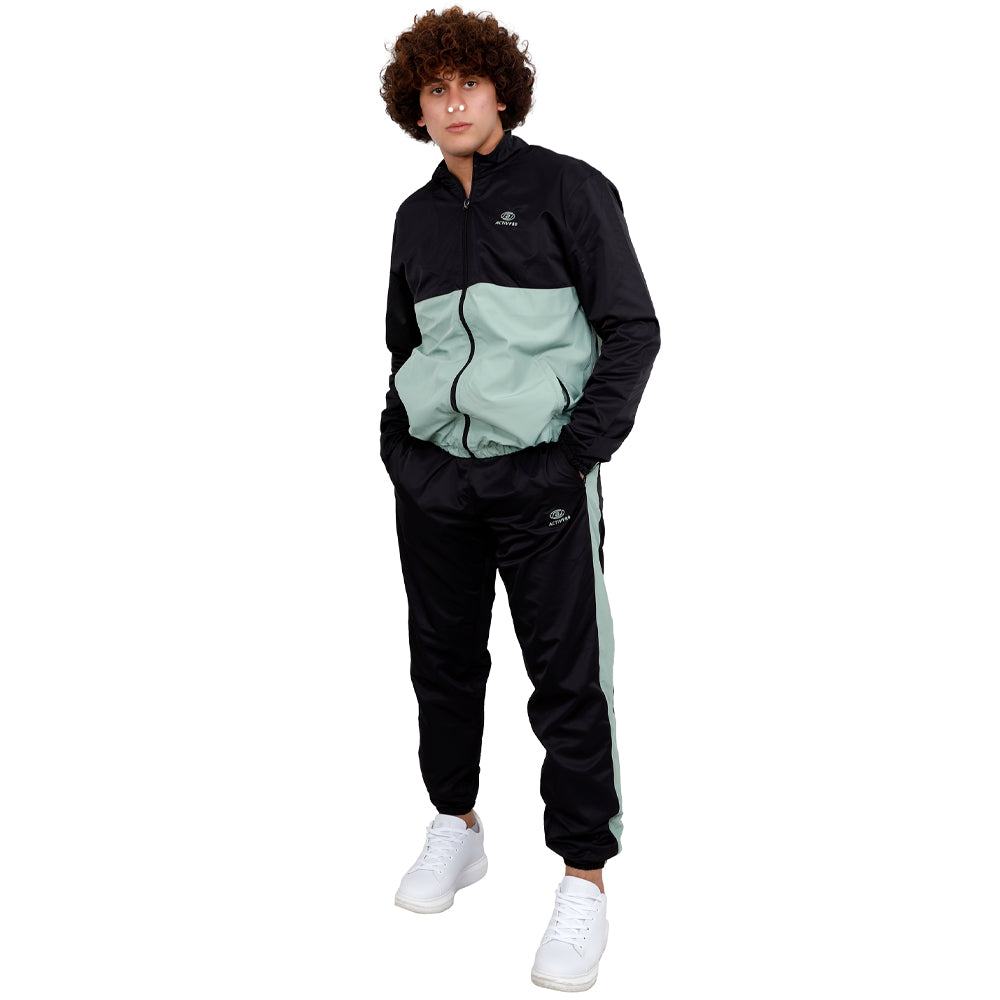 ACTIV ZIPPER TRACKSUIT - BLACK