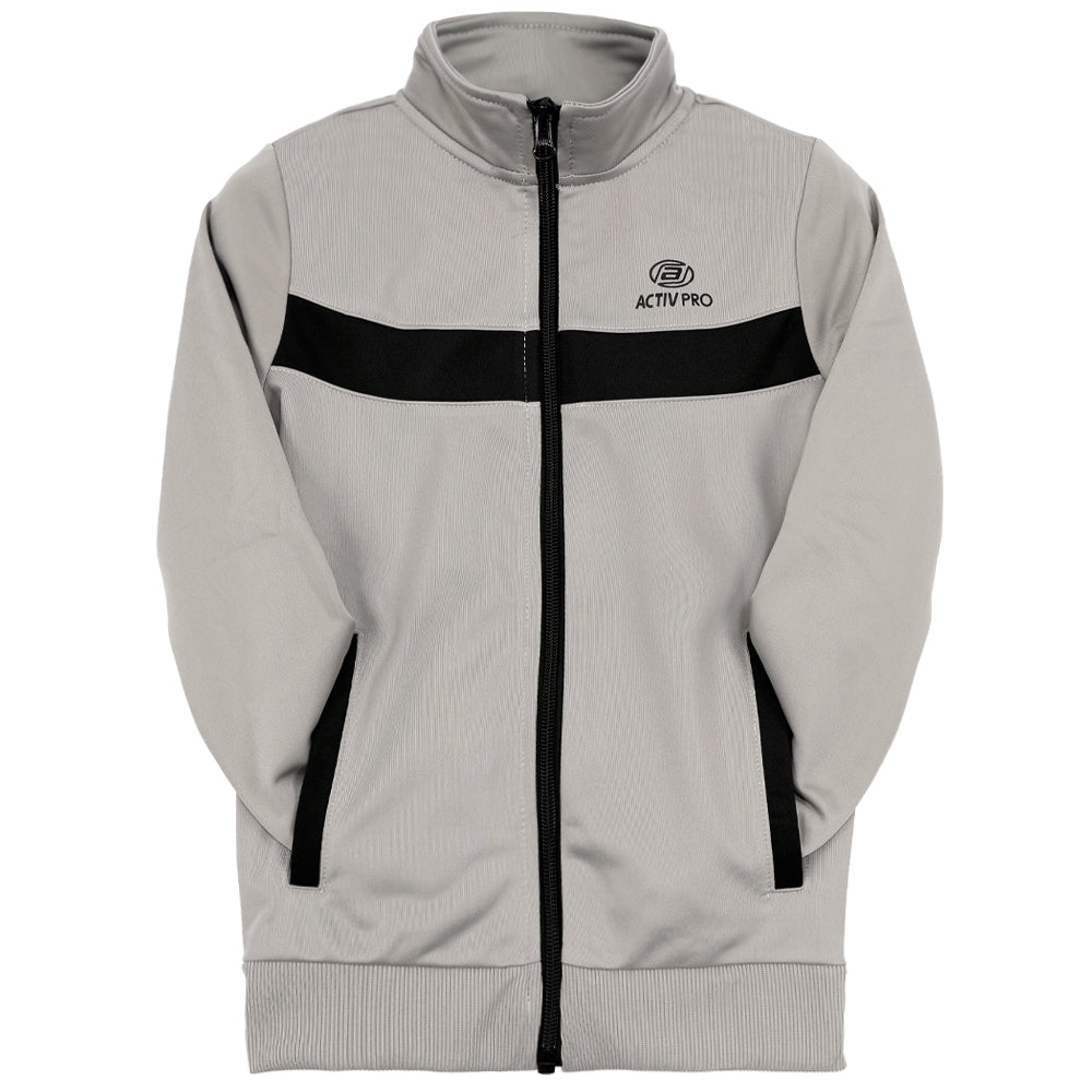 ACTIV CROW ZIPPER TRACKSUIT - SILVER