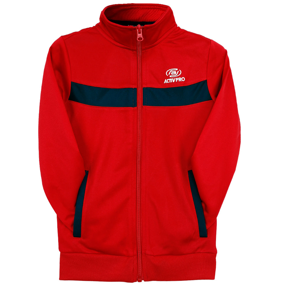 ACTIV CROW ZIPPER TRACKSUIT - RED