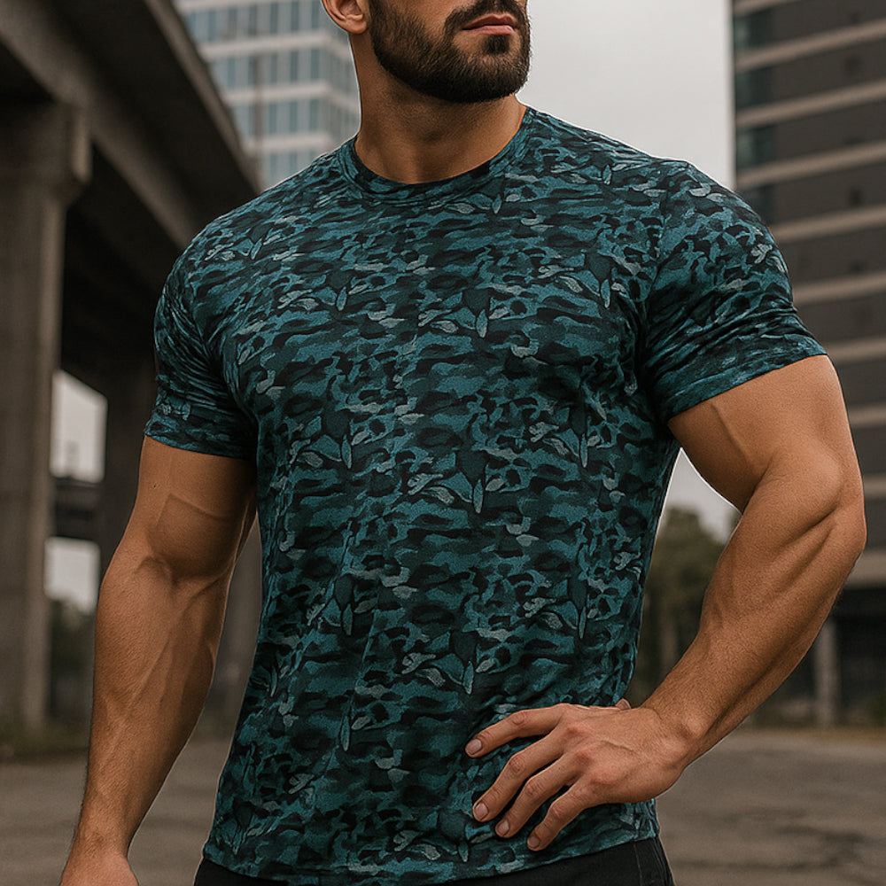 تيشيرت رياضي ACTIV F.COVER - أزرق