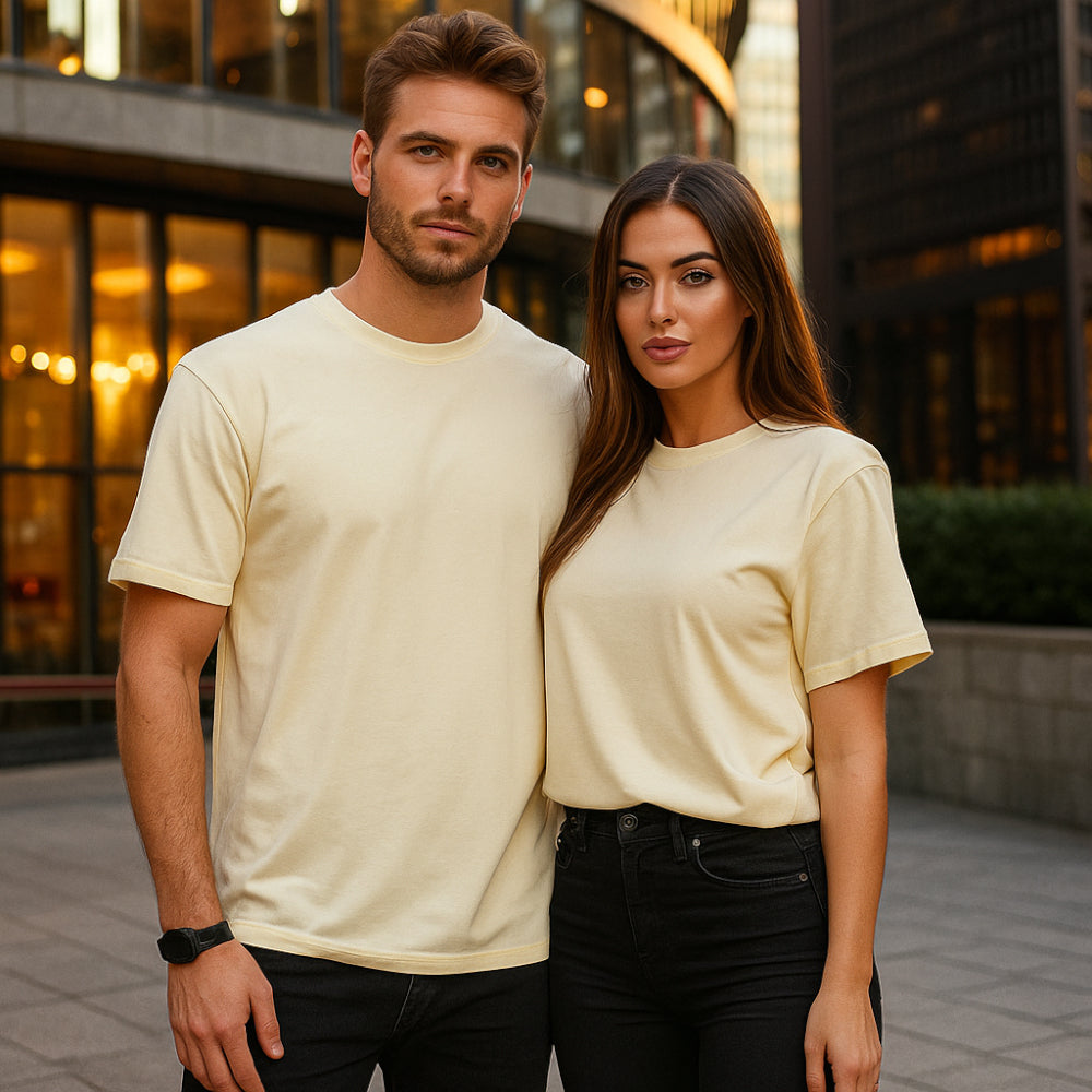 ACTIV GRAPHIC R.NECK T-SHIRT - BEIGE - Activ Abou Alaa