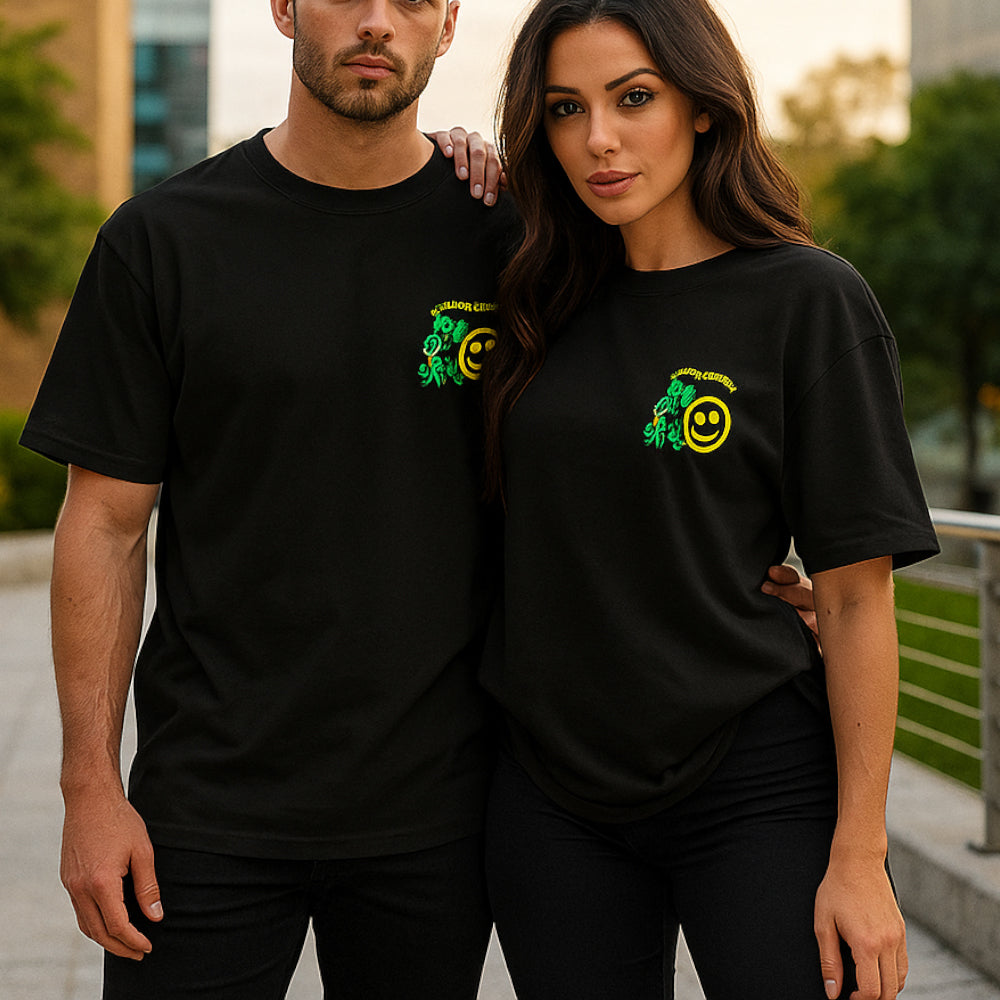 ACTIV GRAPHIC R.NECK T-SHIRT - BLACK - Activ Abou Alaa