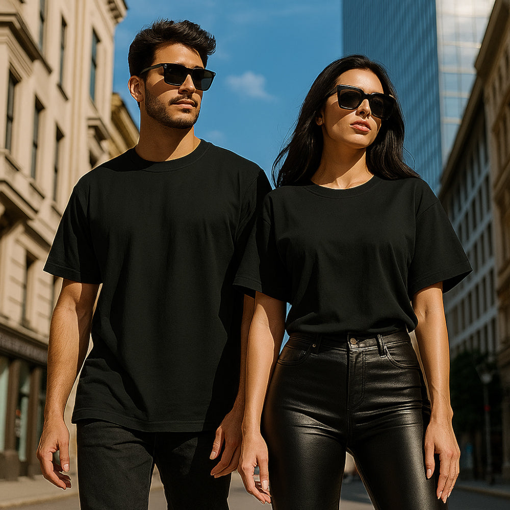 ACTIV EMP R.NECK T-SHIRT -  BLACK - Activ Abou Alaa