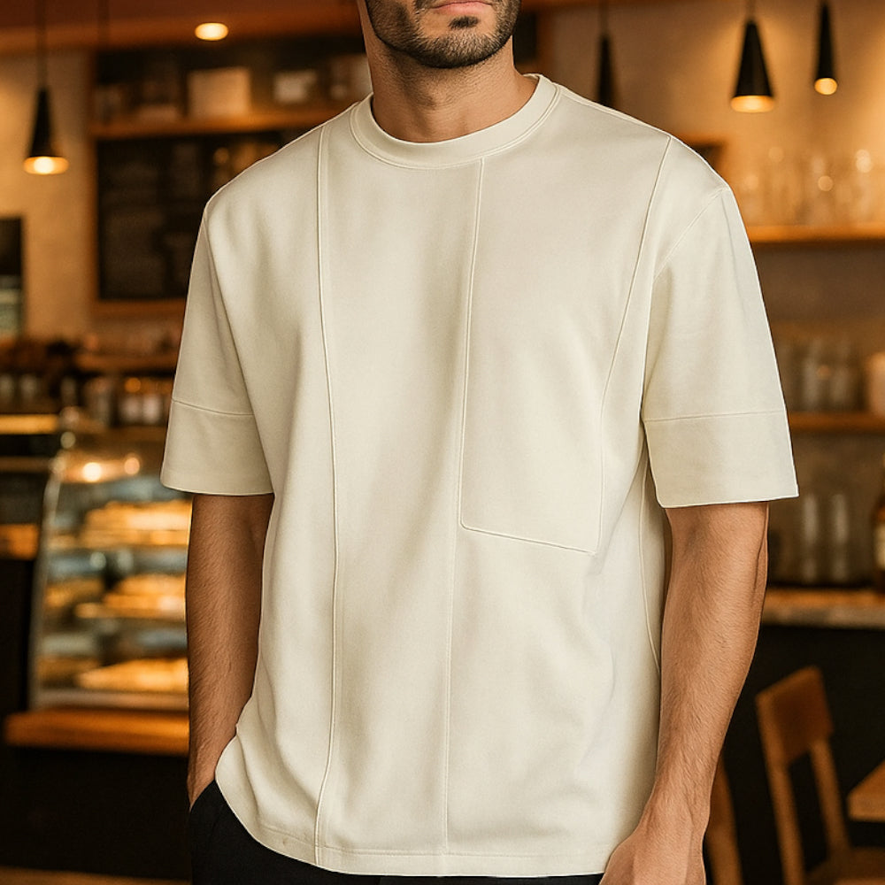 ACTIV GRAPHIC R.NECK T-SHIRT - OFFWHITE