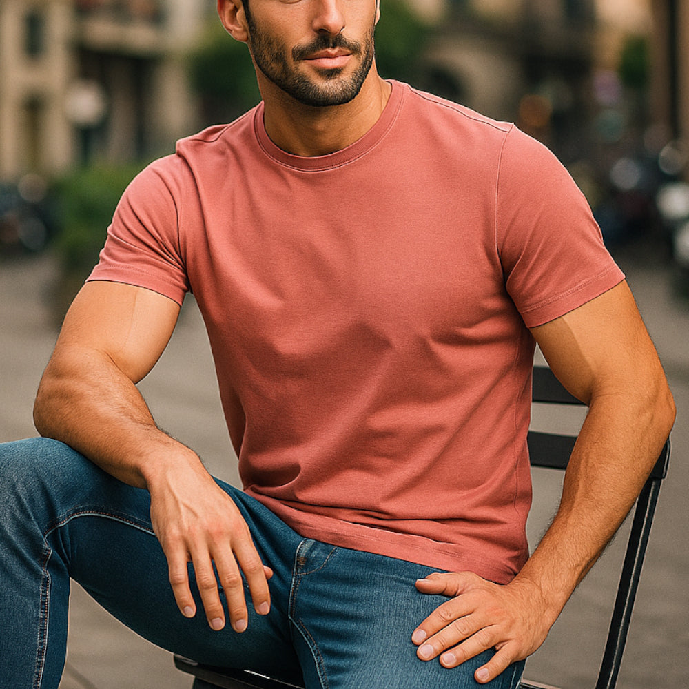 ACTIV BASIC R.NECK T-SHIRT - KASHMIR
