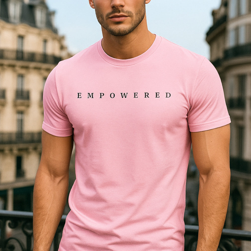 ACTIV PRINT R.NECK T-SHIRT - ROSE