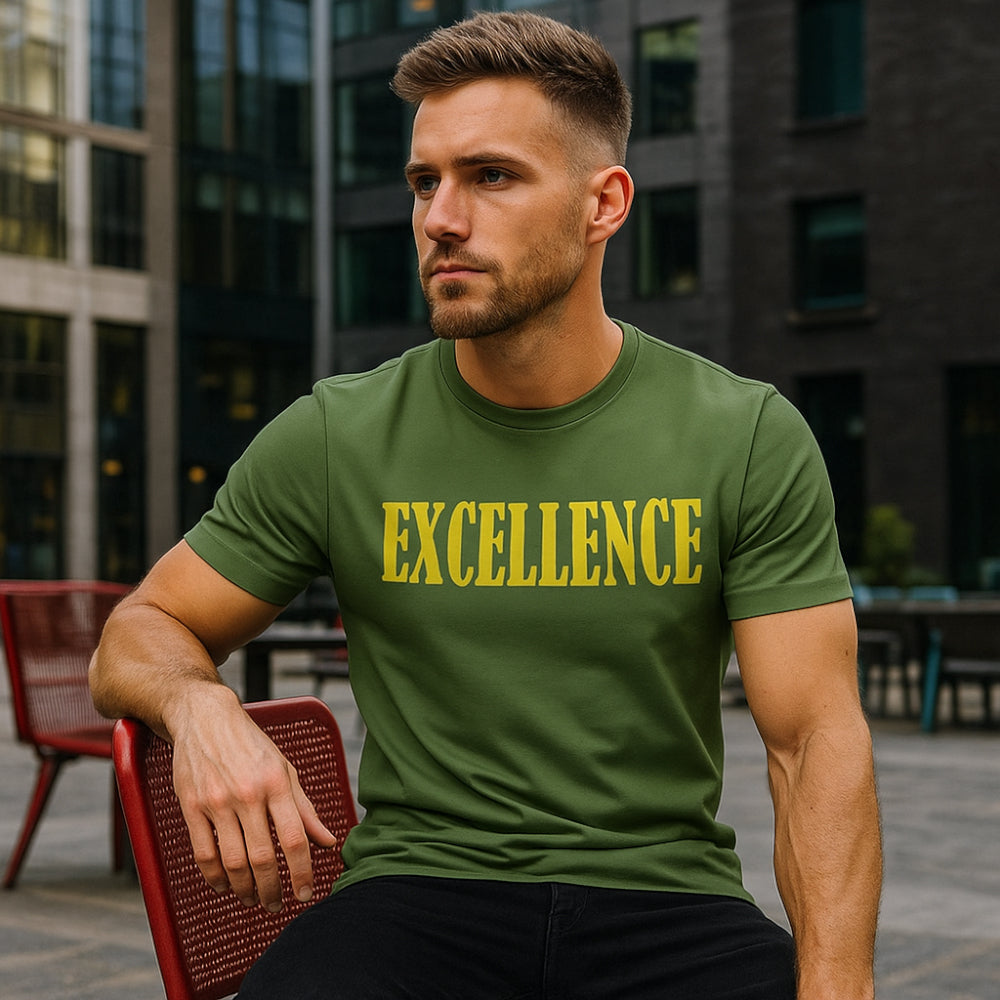 ACTIV PRINT R.NECK T-SHIRT - OLIVE - Activ Abou Alaa