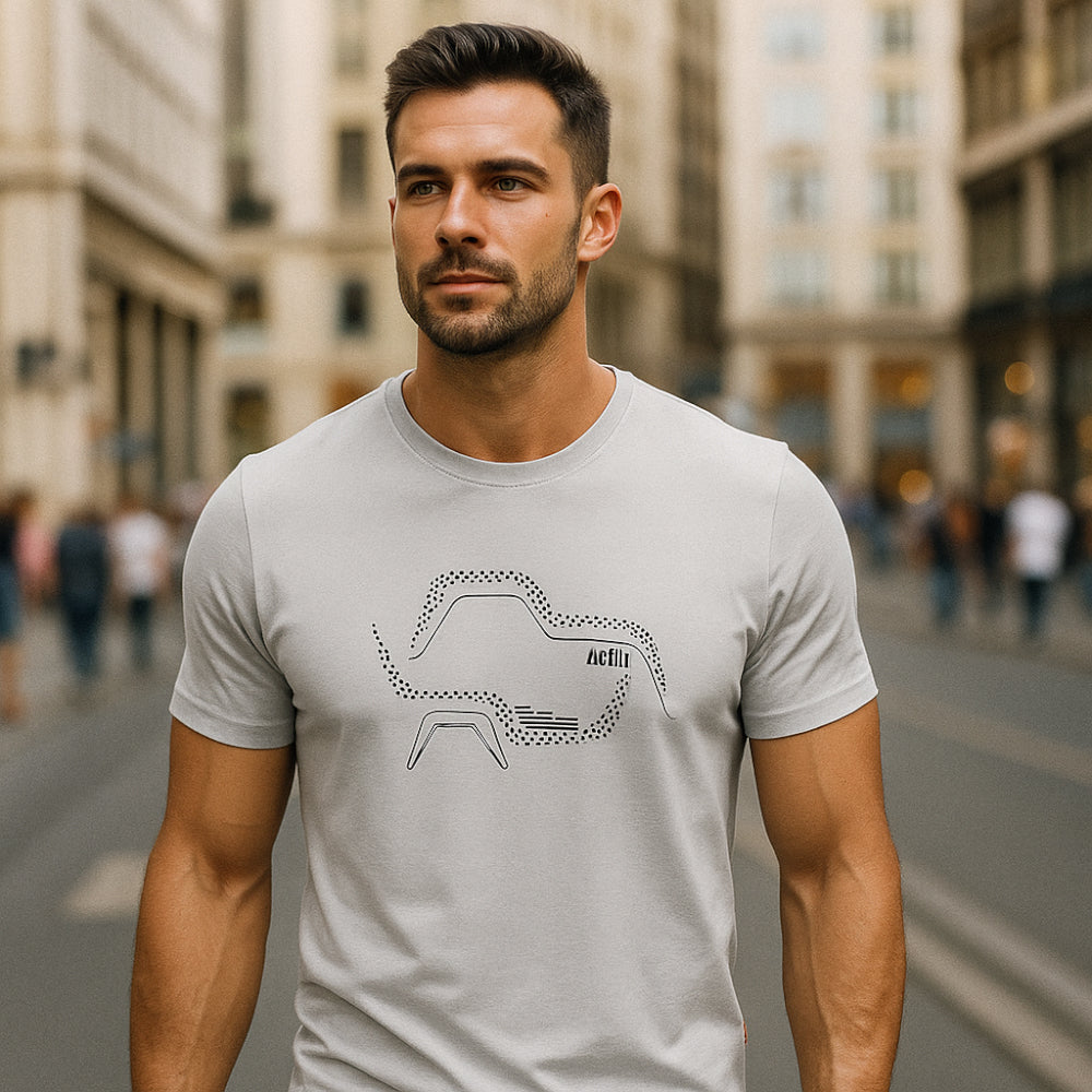 ACTIV PRINT R.NECK T-SHIRT - GREY - Activ Abou Alaa