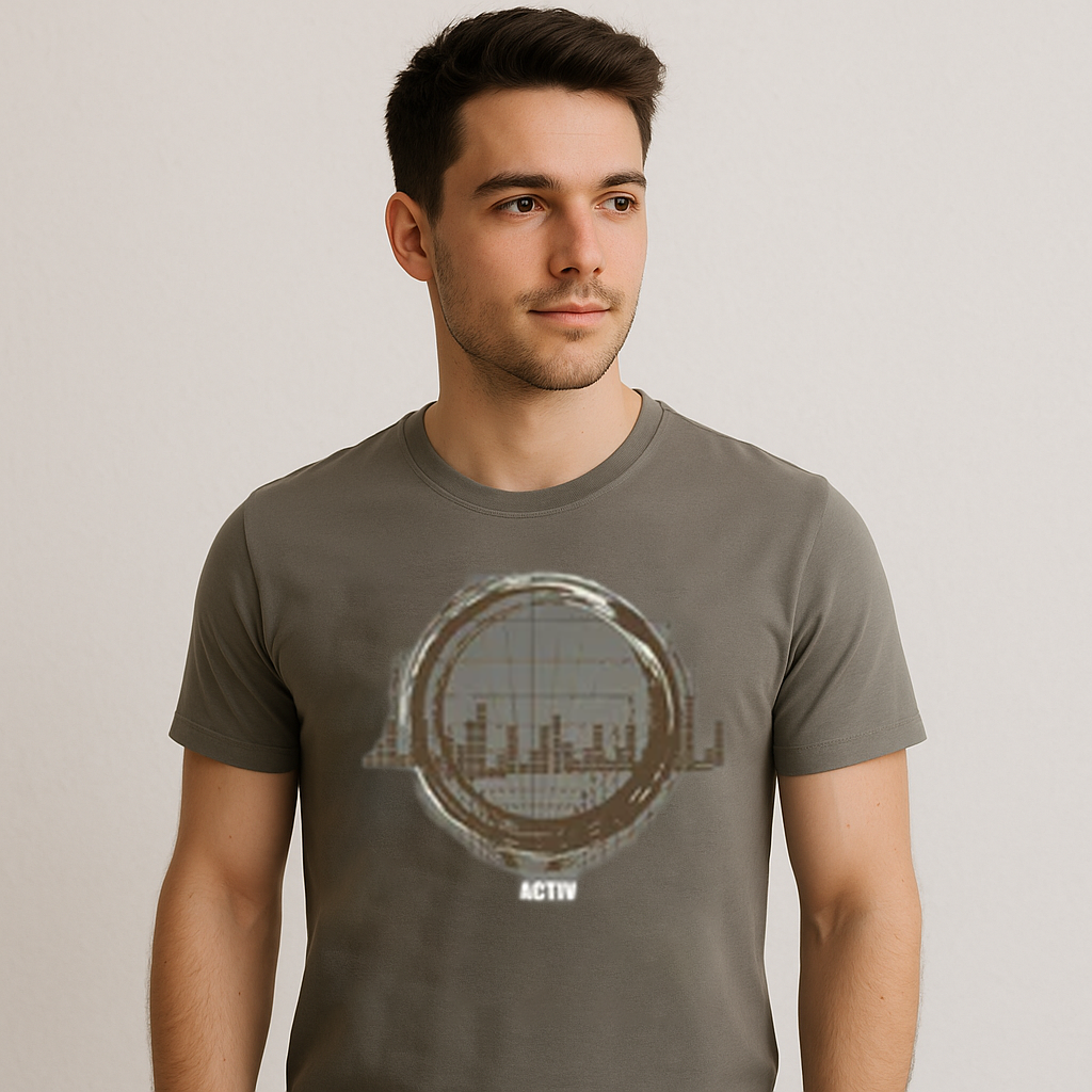 ACTIV GRAPHIC R.NECK T-SHIRT - D.GREY - Activ Abou Alaa