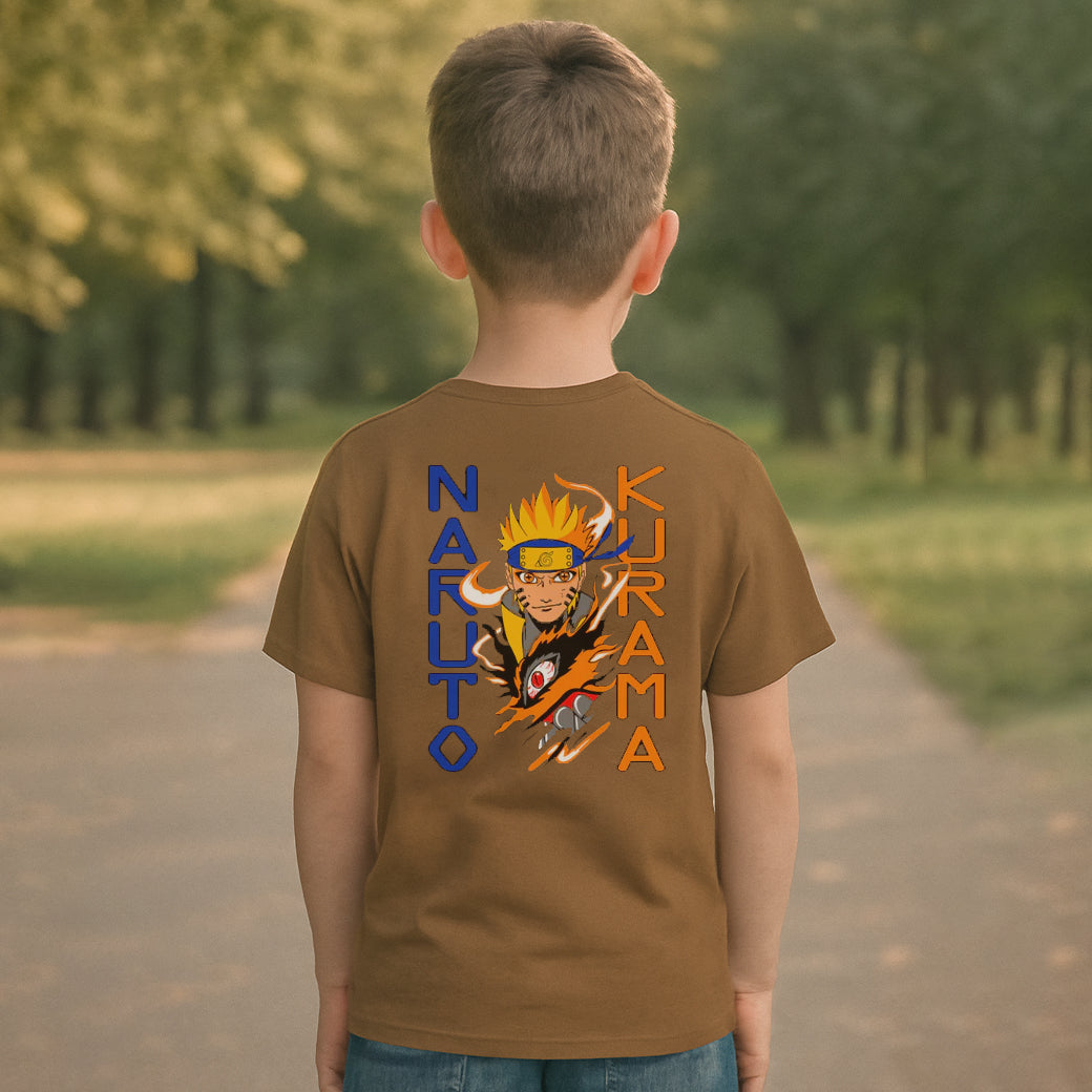 ACTIV GRAPHIC R.NECK T-SHIRT - BROWN
