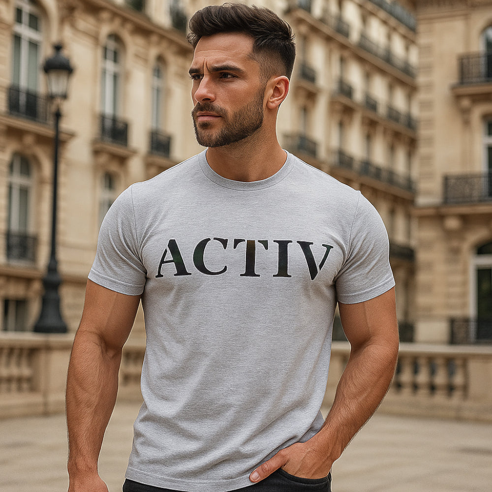 ACTIV PRINT R.NECK T-SHIRT - CHANET