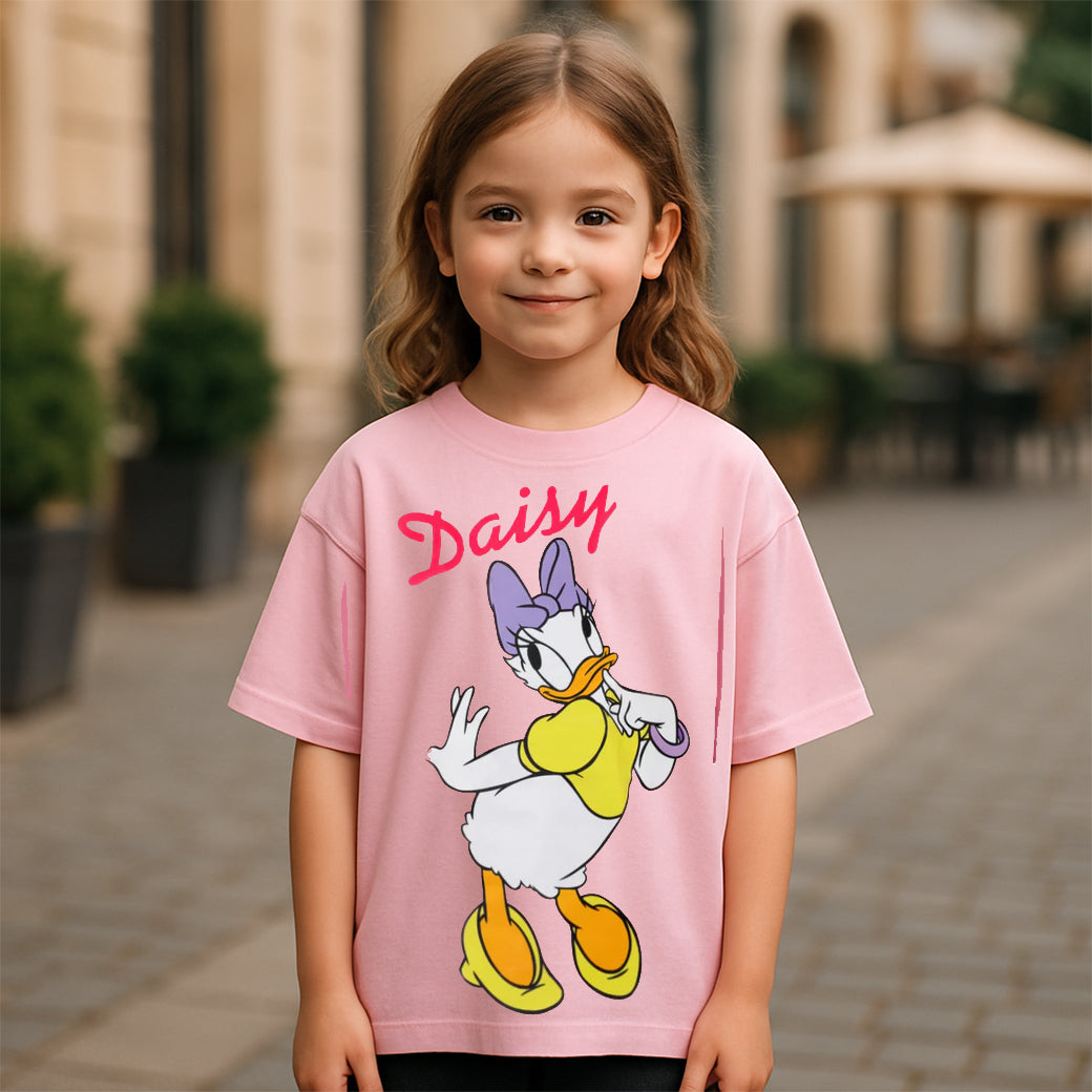 ACTIV GRAPHIC R.NECK T-SHIRT OVERSIZE - ROSE
