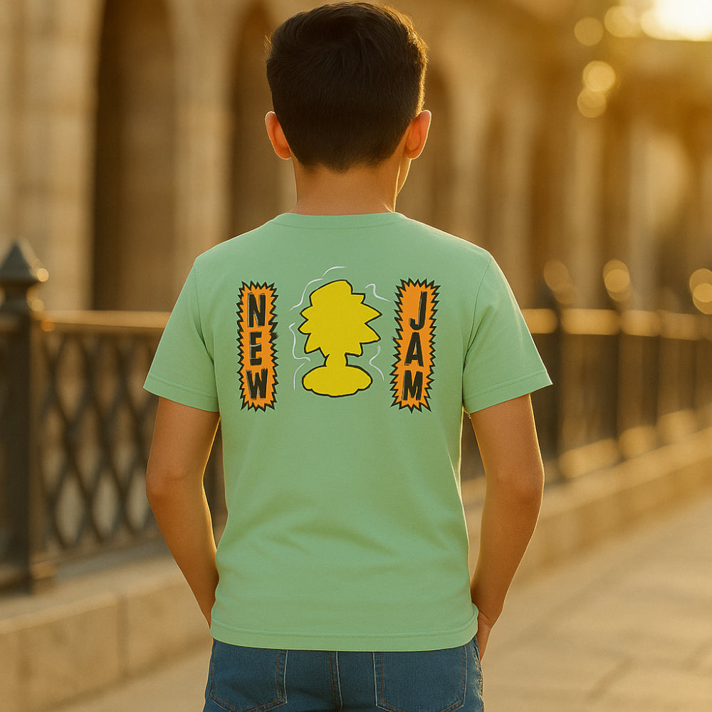 ACTIV GRAPHIC R.NECK T-SHIRT - MINT