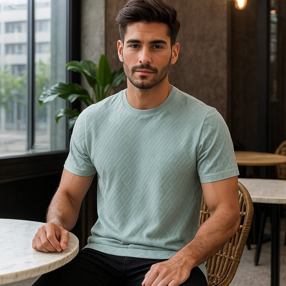 ACTIV TRANSFER R.NECK T-SHIRT - MINT - Activ Abou Alaa