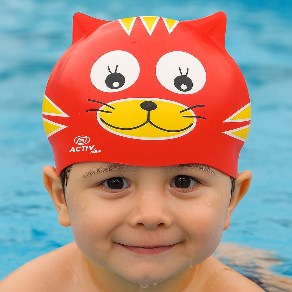 ACTIV Swimming Cap - Orange - Activ Abou Alaa