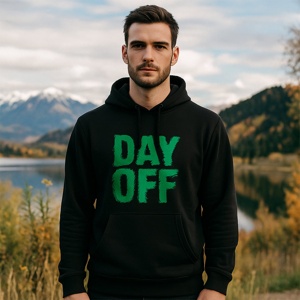 AIRLIFE GRAPHIC HOODIE SWEATSHIRT - BLACK