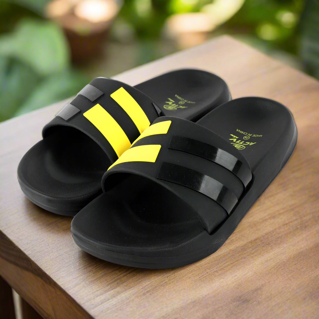 ACTIVNEW KIDS SLIPPER - BLACK - Activ Abou Alaa