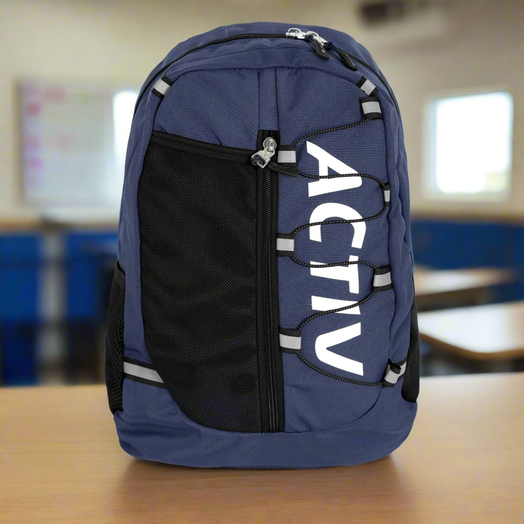 ACTIV LAPTOP BACKPACK - NAVY - Activ Abou Alaa