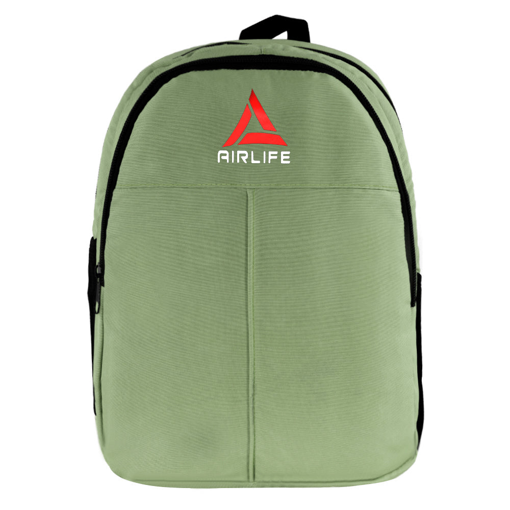 AIRLIFE 2-ZIPPER BACKPACK - OLIVE