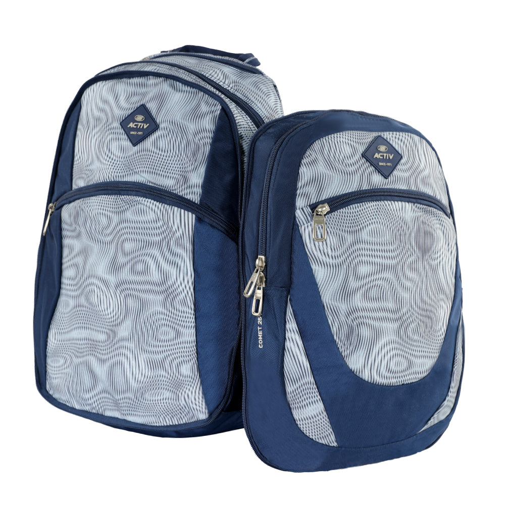 ACTIV LAPTOP BACKPACK - NAVY - Activ Abou Alaa