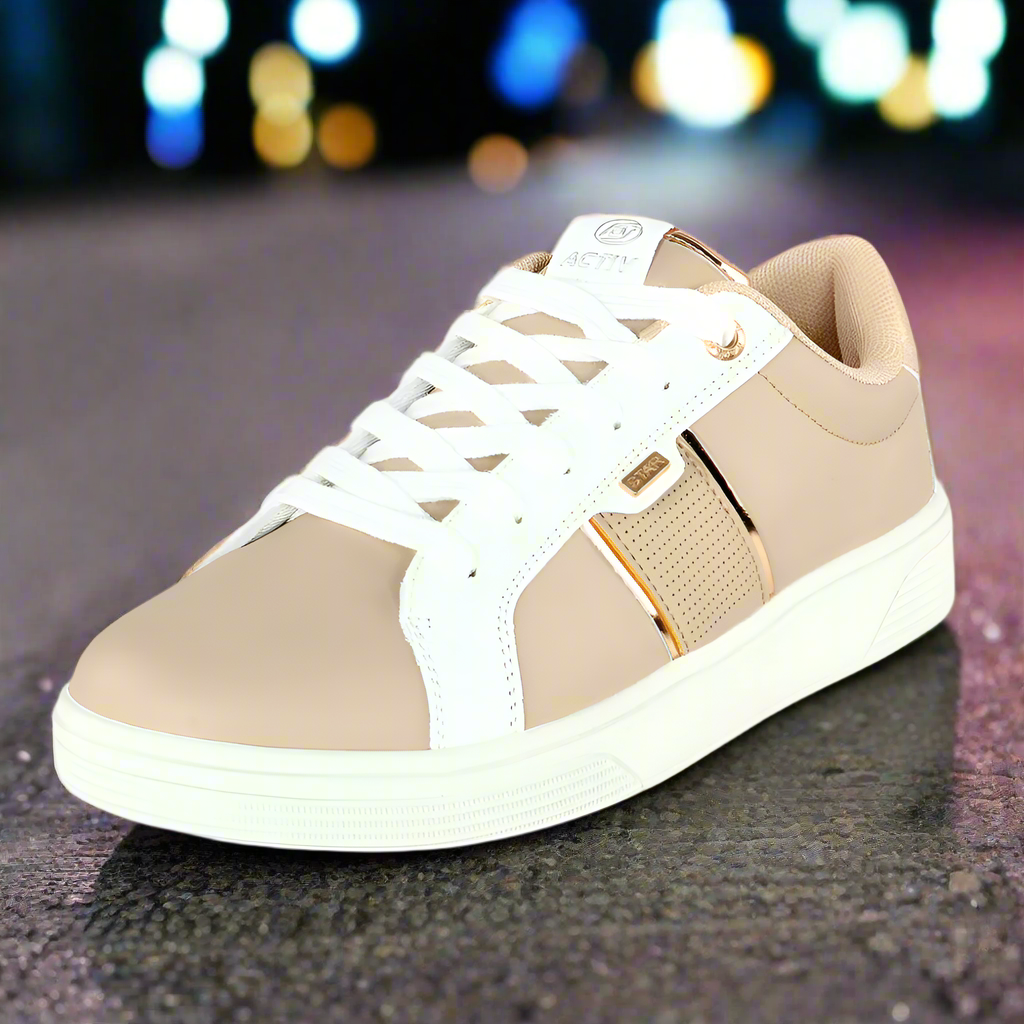 ACTIV AIRFORCE SHOES - BEIGE