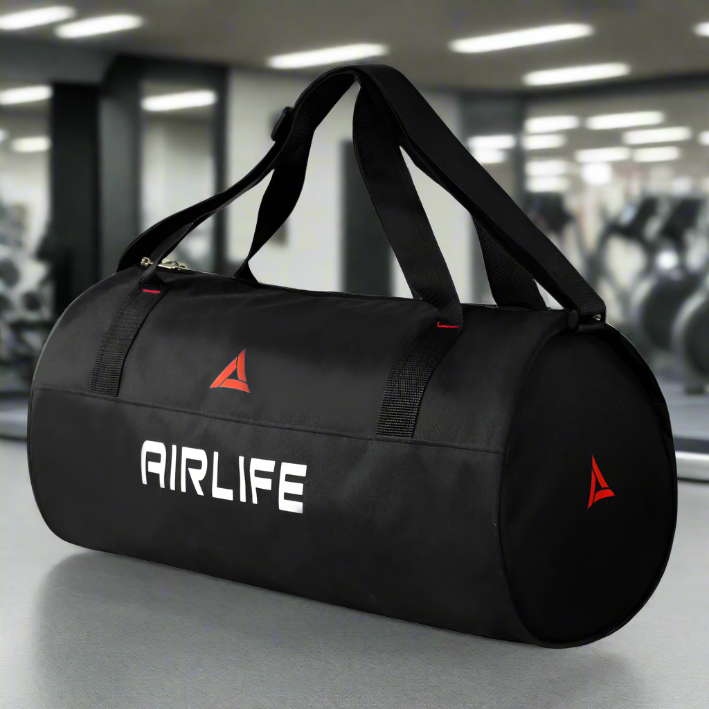 AIRLIFE SPORTS GYM BAG - BLACK - Activ Abou Alaa