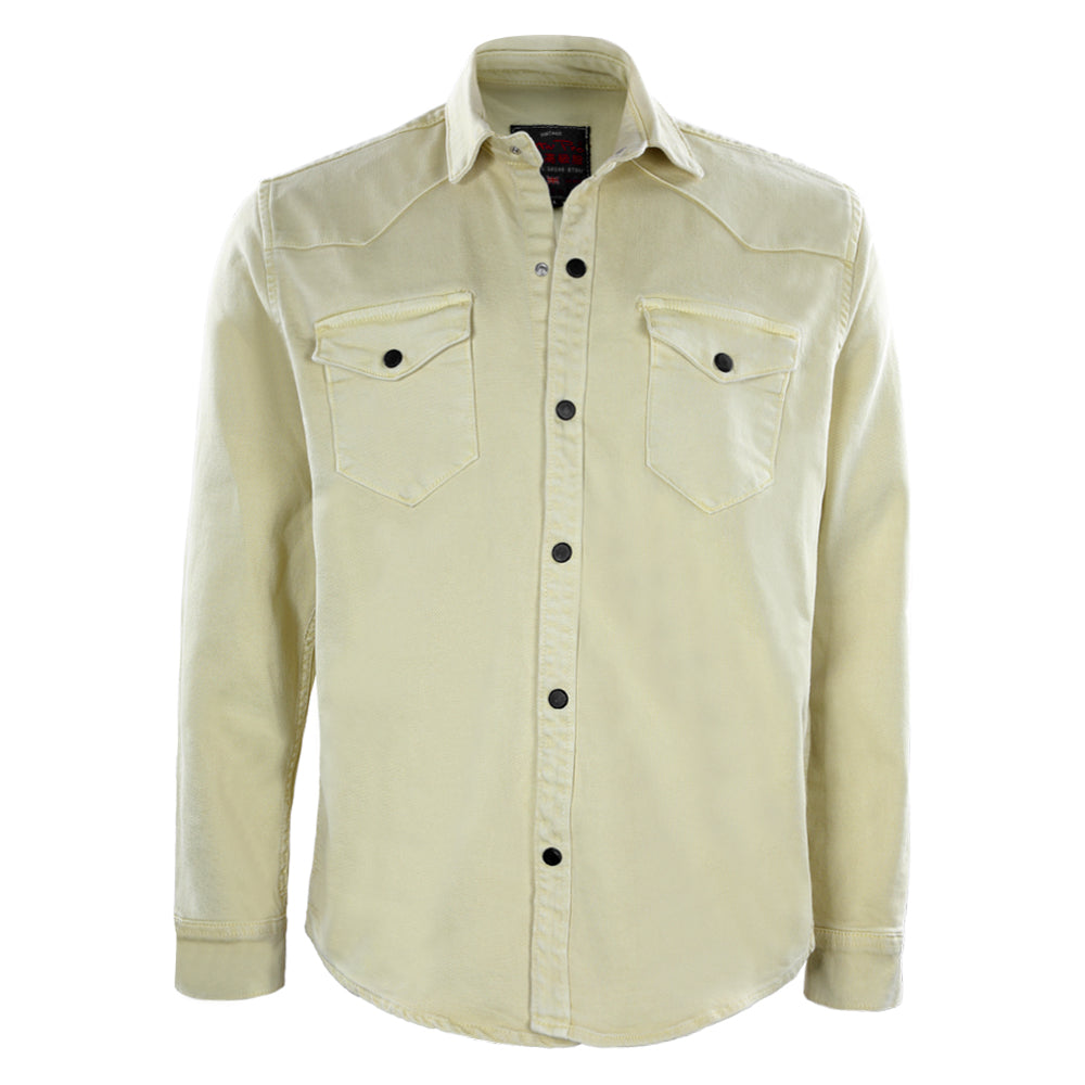 ACTIV GABARDINE 2-POCKET SHIRT - YELLOW - Activ Abou Alaa