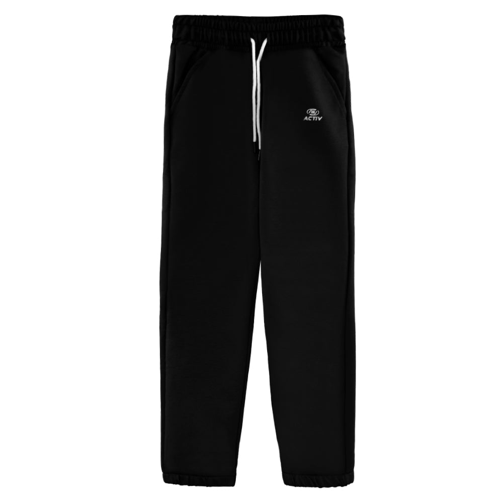 ACTIV BASIC CASUAL SWEATPANTS - BLACK