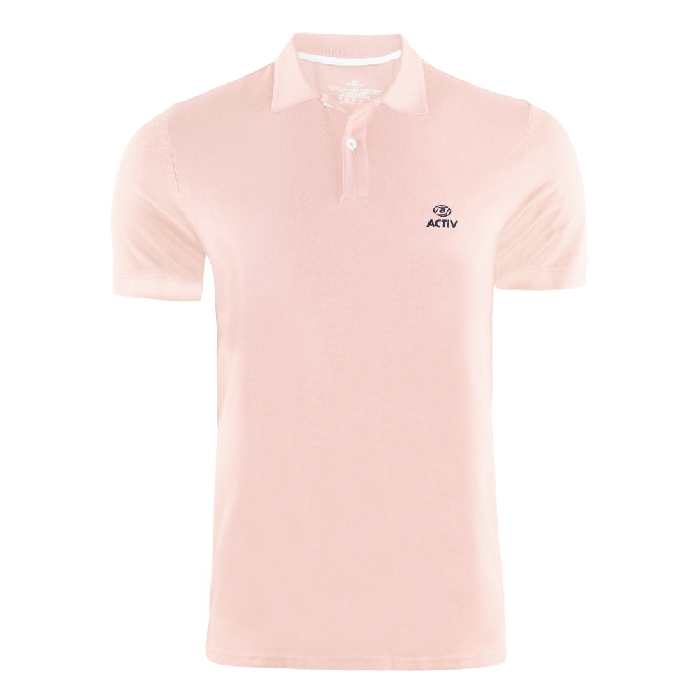 ACTIV PRINT CASUAL POLO - ROSE