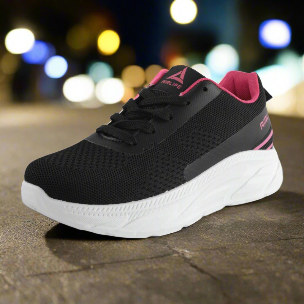 AIRLIFE SPORT SHOES - BLACK