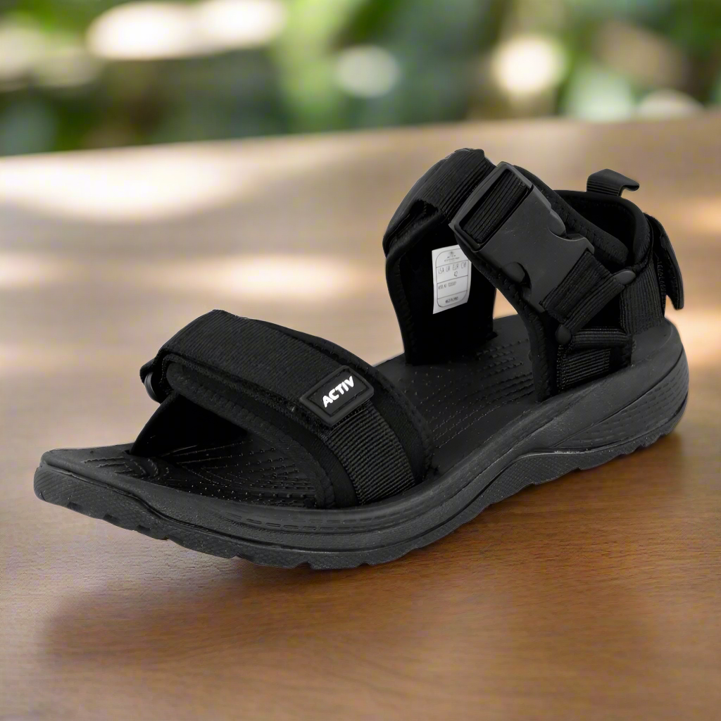 ACTIV CASUAL SANDAL- BLACK