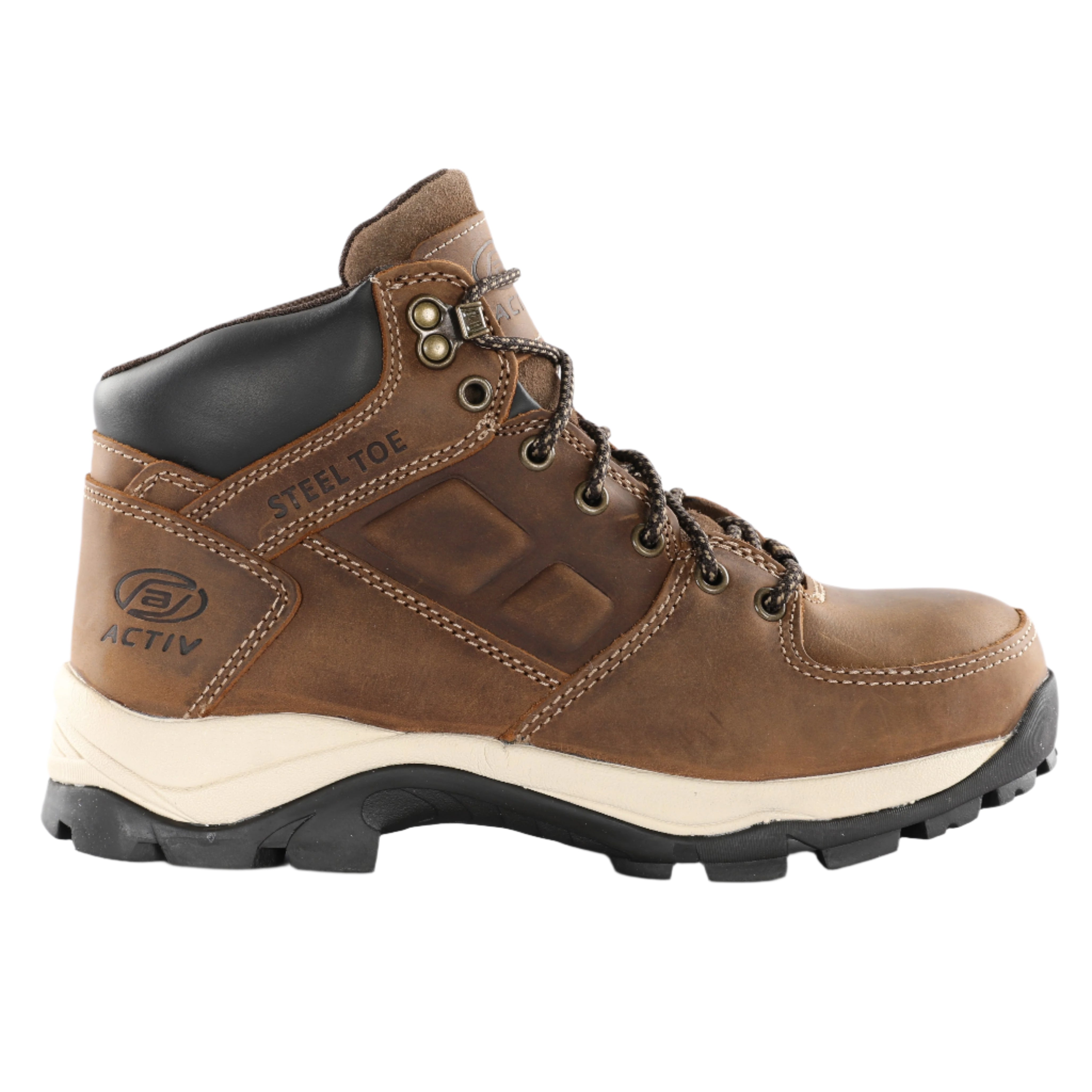 ACTIVNEW SAFETY BOOT - BROWN - Activ Abou Alaa