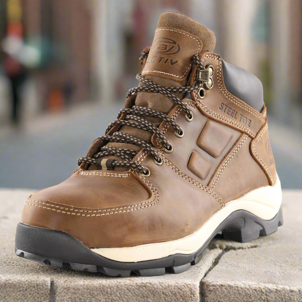 ACTIVNEW SAFETY BOOT - BROWN - Activ Abou Alaa