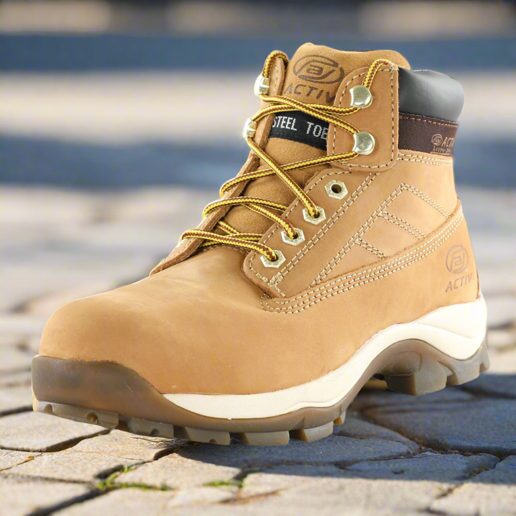 ACTIVNEW SAFETY BOOT - TAN - Activ Abou Alaa