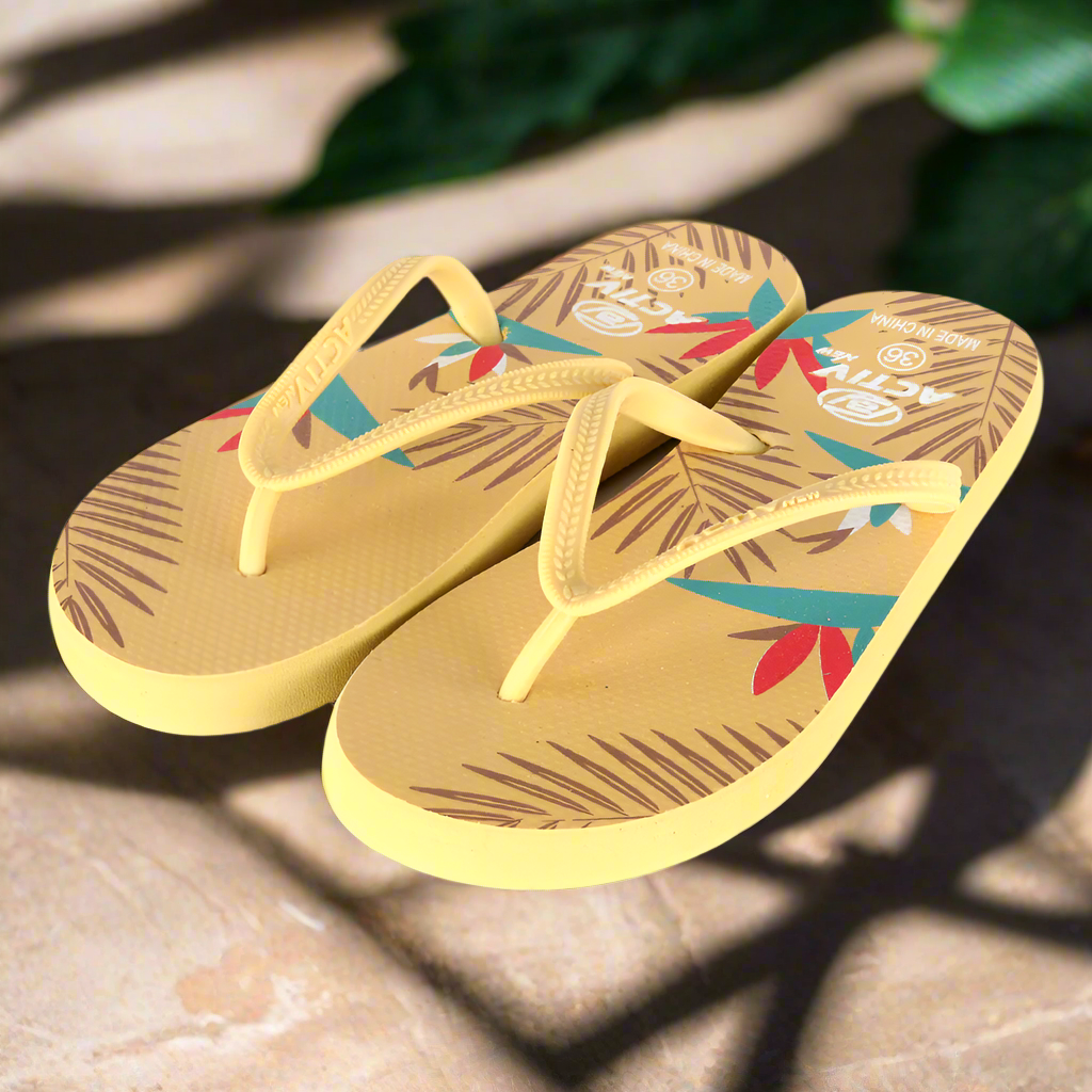 ACTIV FLIP FLOP SLIPPER - BEIGE