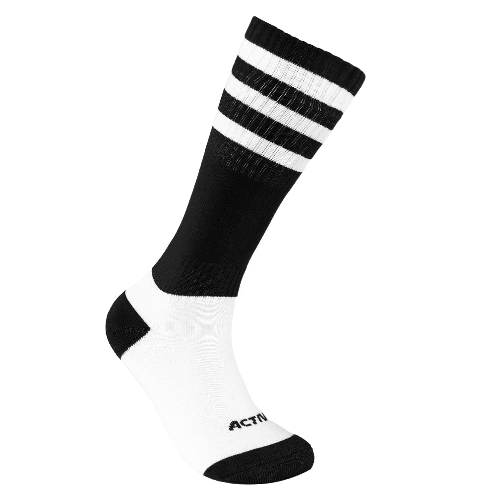 ACTIV H-TOWEL SOCCER SOCKS - WHITE*BL