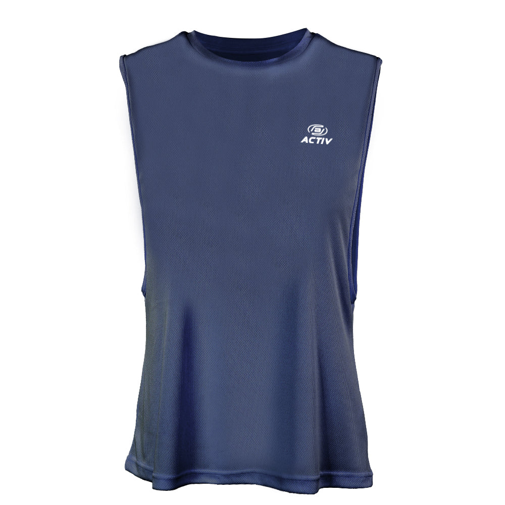 ACTIV PRINT SPORTS TANKTOP - NAVY - Activ Abou Alaa