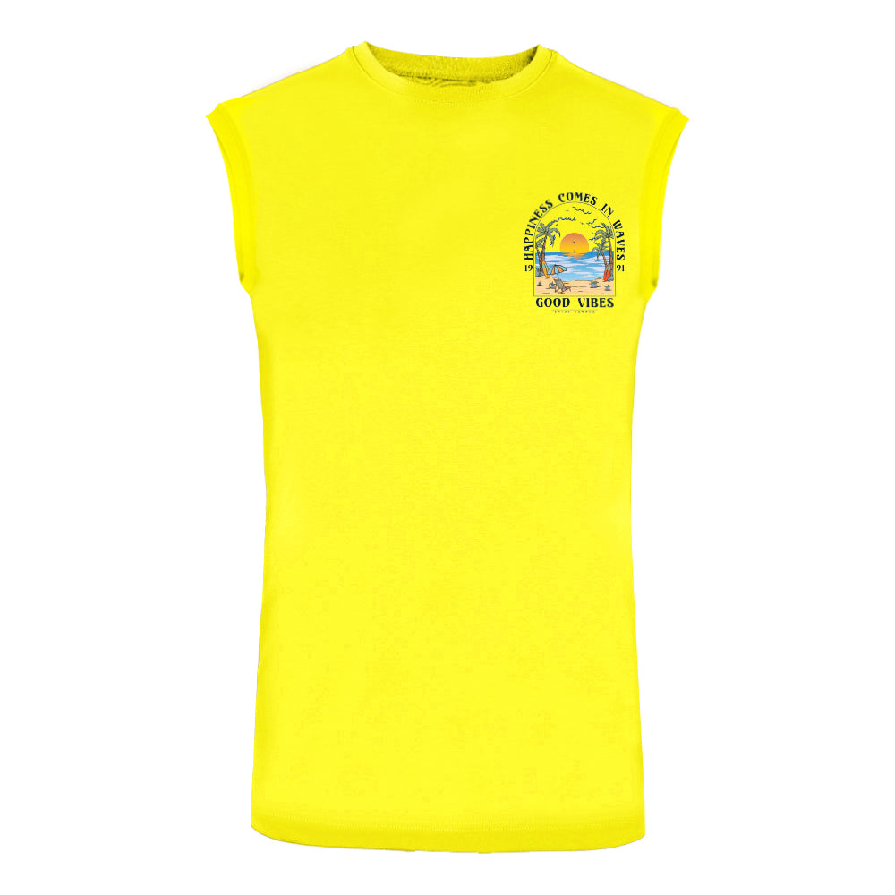 ACTIV HAWAII CASUAL TANKTOP - YELLOW - Activ Abou Alaa