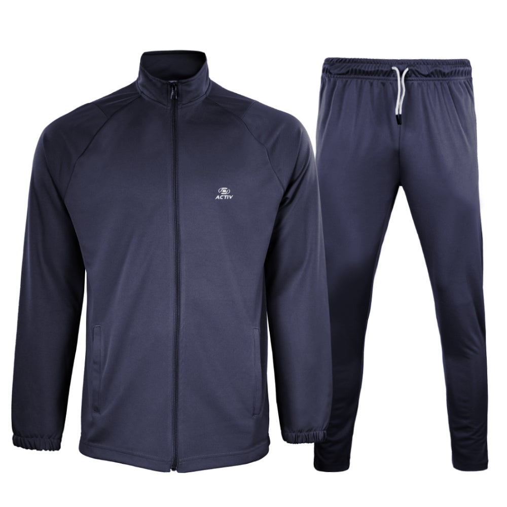 ACTIV BASIC ZIPPER TRACKSUIT - NAVY - Activ Abou Alaa