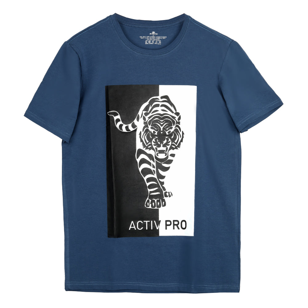 ACTIV MEN BASIC T-SHIRT - INDIGO
